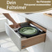 KI-generiertes Bild,Flexibler Putzeimer 10L 35x24cm faltbar mit Griff Falteimer Wassereimer Camping