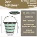 KI-generiertes Bild,Flexibler Putzeimer 10L 35x24cm faltbar mit Griff Falteimer Wassereimer Camping