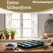 KI-generiertes Bild,Silikon Muffinform 12 Stück Cupcake Brownie Muffinblech Backform