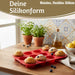 KI-generiertes Bild,2x 12´er Silikon Muffinform Set Cupcake Brownie Muffinblech