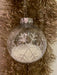 KI-generiertes Bild,3 Design Weihnachtskugeln 8cm Klar Gefüllt Kunststoff Dekokugel Baumkugel
