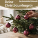 KI-generiertes Bild,18-20 Design Glas Weihnachtskugeln 6cm Braun Dunkelrosa Christbaum Dekokugel