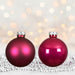 KI-generiertes Bild,18-20 Design Glas Weihnachtskugeln 6cm Festive Pink Christbaum Dekokugel