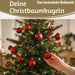 KI-generiertes Bild,18-20 Design Glas Weihnachtskugeln 6cm Rot Weihnachtsrot Christbaum Dekokugel