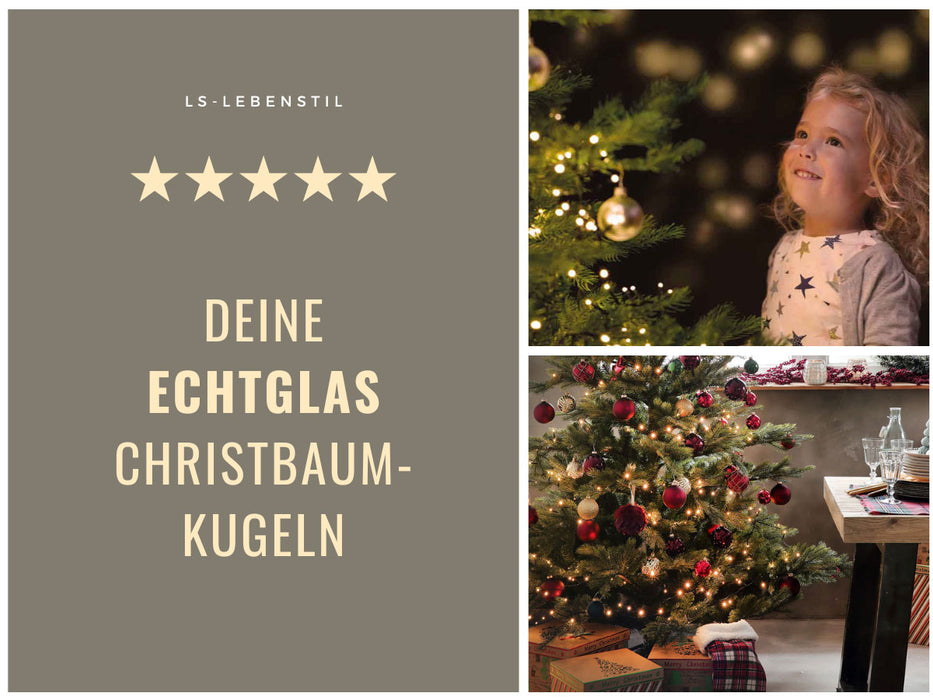 KI-generiertes Bild,18-20 Design Glas Weihnachtskugeln 6cm Festive Pink Christbaum Dekokugel