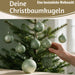 KI-generiertes Bild,12 Design Weihnachtskugeln 6cm Brandy Set Kunststoff Weihnachtsbaum-Deko