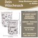 KI-generiertes Bild,Wäschesack Wäschekorb Canvas Laundry 50cm Faltbar Wäschesammler Wäschetruhe
