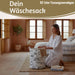 KI-generiertes Bild,Wäschesack Wäschekorb Canvas Laundry 50cm Faltbar Wäschesammler Wäschetruhe