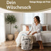 KI-generiertes Bild,Wäschesack Wäschekorb Canvas Laundry Wash 50cm Faltbar Wäschesammler Wäschetruhe