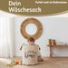 KI-generiertes Bild,Wäschesack Wäschekorb Vintage Home 62L Faltbar Wäschesammler Wäschetruhe