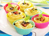 KI-generiertes Bild,Silikon Muffinförmchen 8 Stück BPA Frei Muffins Cupcake Brownie Backform