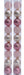 KI-generiertes Bild,18 Design Glas Weihnachtskugeln 3cm Pink Mix Christbaum Tisch Deko-Kugel