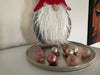 KI-generiertes Bild,18 Design Glas Weihnachtskugeln 3cm Pink Mix Christbaum Tisch Deko-Kugel