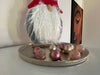 KI-generiertes Bild,18 Design Glas Weihnachtskugeln 3cm Pink Mix Christbaum Tisch Deko-Kugel