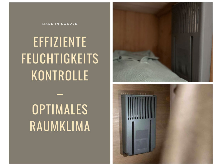 KI-generiertes Bild,Absodry Duo Family Series 6 Grau Aufhänger für Kleiderschrank Luftentfeuchter