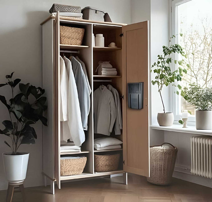 KI-generiertes Bild,Absodry Duo Family Series 6 Grau Aufhänger für Kleiderschrank Luftentfeuchter