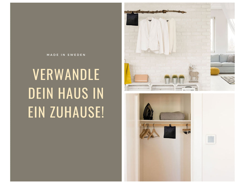 KI-generiertes Bild,Absodry Textil Schwarz Aufhänger Luftentfeuchter für Autos Kleiderschrank Schränke