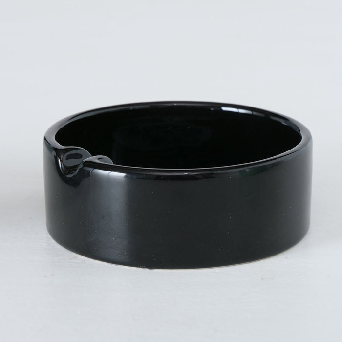 KI-generiertes Bild,Aschenbecher Sylt Schwarz Kapitän 10cm Maritim Keramik Ashtray
