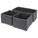 KI-generiertes Bild,Schubladen Organizer 3´er Set Ordnungssystem Regalbox Aufbewahrungsbox Faltkiste