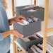 KI-generiertes Bild,Schubladen Organizer 3´er Set Ordnungssystem Regalbox Aufbewahrungsbox Faltkiste