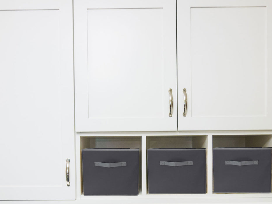 KI-generiertes Bild,Aufbewahrungsbox Faltbox 30x30x30cm Grau Schublade Einsatz für Ikea Kallax