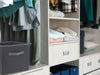 KI-generiertes Bild,Aufbewahrungsbox Faltbox 30x30x30cm Grau Schublade Einsatz für Ikea Kallax