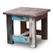 KI-generiertes Bild,Vintage Holz Fußhocker Tritthocker 28cm Fundholz Schemel Fußbank Bänkchen