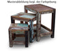 KI-generiertes Bild,Vintage Holz Fußhocker Tritthocker 28cm Fundholz Schemel Fußbank Bänkchen