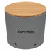 KI-generiertes Bild,Natur-Design Kartoffeltopf 23x20cm Made in Germany Grau Silber