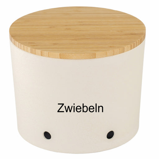 KI-generiertes Bild,Natur-Design Zwiebeltopf 20x16cm Made in Germany Creme Weiß