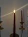KI-generiertes Bild,LED 3D Stabkerzen Ribe 4´er Set Beere Rot 26cm Timer Fernbedienung flackernde Kerze