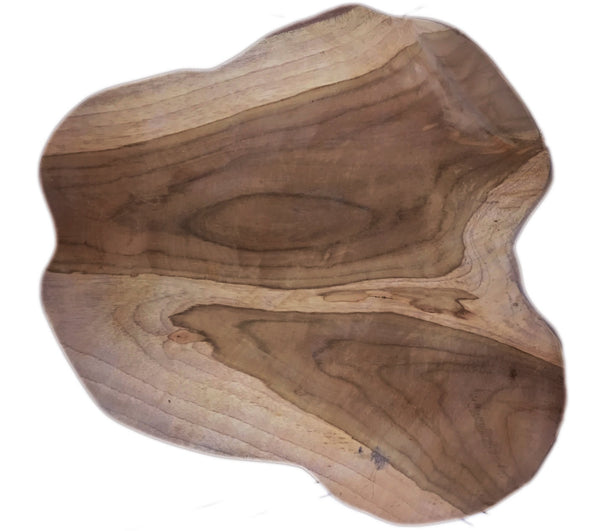 KI-generiertes Bild,Beistelltisch Teakholz 45cm Braun Couchtisch Nachttisch Hocker Massiv