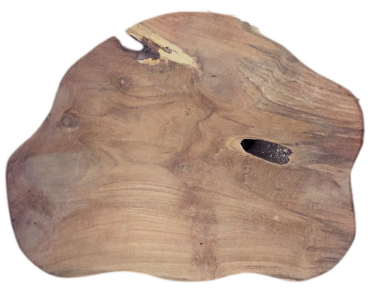 KI-generiertes Bild,Beistelltisch Teakholz 45cm Braun Couchtisch Nachttisch Hocker Massiv