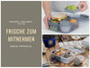 KI-generiertes Bild,Bento Box Lunchbox Kunststoff Grau 3 Fächer 2 Ebenen Frühstücksbox Brotdose