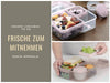 KI-generiertes Bild,Bento Box Lunchbox Kunststoff Rosa 3 Fächer 2 Ebenen Frühstücksbox Brotdose
