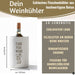 KI-generiertes Bild,Beton Weinkühler 21x13 cm Shabby Grau Spruch Time for Wein Flaschenkühler Sektkühler