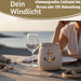 KI-generiertes Bild,Beton Windlicht Anker 13cm Shabby Grau Maritim Teelichthalter Kerzenhalter