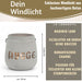 KI-generiertes Bild,Beton Windlicht Hygge 13cm Shabby Grau Maritim Teelichthalter Kerzenhalter