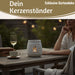 KI-generiertes Bild,Beton Windlicht Hygge 13cm Shabby Grau Maritim Teelichthalter Kerzenhalter