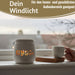 KI-generiertes Bild,Beton Windlicht Hygge 13cm Shabby Grau Maritim Teelichthalter Kerzenhalter
