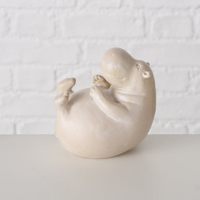 KI-generiertes Bild,3 Yoga Deko-Figur Set Hippos XL 12cm Skulptur Gymnastik Feng Shui Deko-Objekt