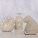 KI-generiertes Bild,3 Yoga Deko-Figur Set Hippos 7cm Skulptur Gymnastik Feng Shui Deko-Objekt