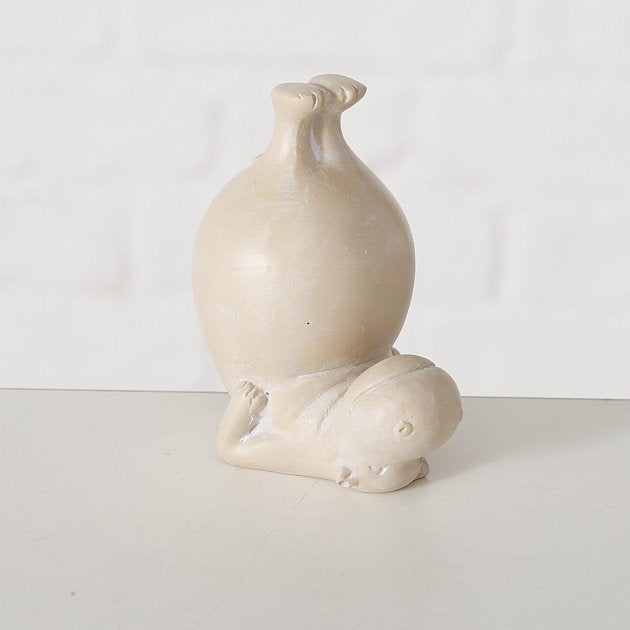 KI-generiertes Bild,3 Yoga Deko-Figur Set Hippos 7cm Skulptur Gymnastik Feng Shui Deko-Objekt