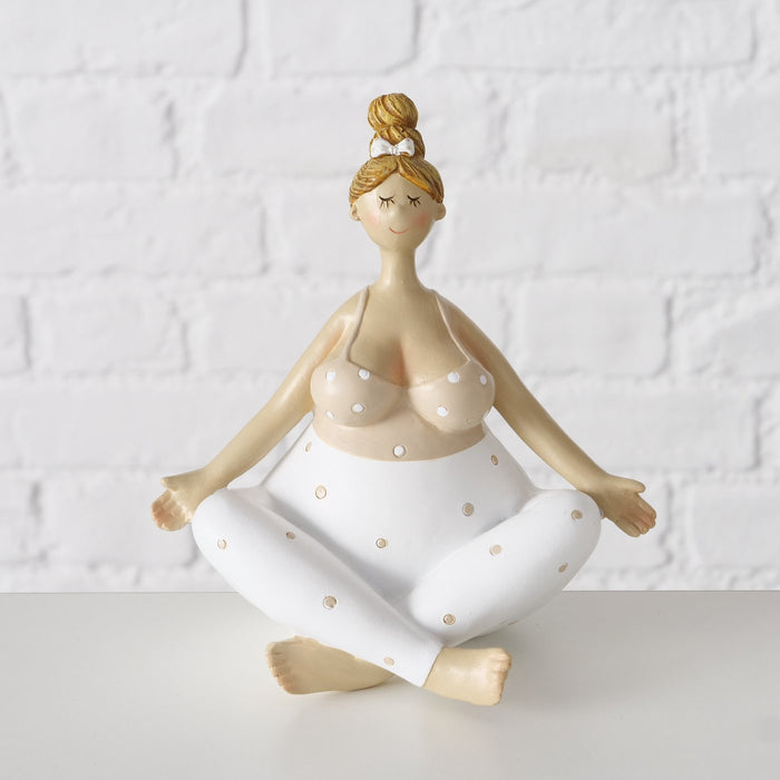 KI-generiertes Bild,3 Yoga Frauen Deko-Figur Set Molly 21cm Skulptur Gymnastik Feng Shui Deko-Objekt
