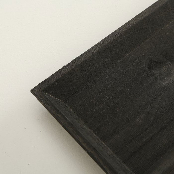 KI-generiertes Bild,Holz Deko-Tablett Shabby Schwarz 30x16cm Kerzen-Schale Teelichthalter