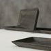 KI-generiertes Bild,Holz Deko-Tablett Shabby Schwarz 55x16cm Kerzen-Schale Teelichthalter