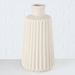 KI-generiertes Bild,Nordic Blumen-Vase Oslo 2´er Set Creme Beige Keramik Tisch-Vase Pampasgras