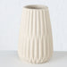KI-generiertes Bild,Nordic Blumen-Vase Oslo 2´er Set Creme Beige Keramik Tisch-Vase Pampasgras