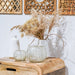 KI-generiertes Bild,Nordic Blumen-Vase Oslo 2´er Set Creme Weiß Keramik Tisch-Vase Pampasgras