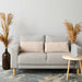 KI-generiertes Bild,Nordic Blumen-Vase Oslo 2´er Set Creme Weiß Keramik Tisch-Vase Pampasgras